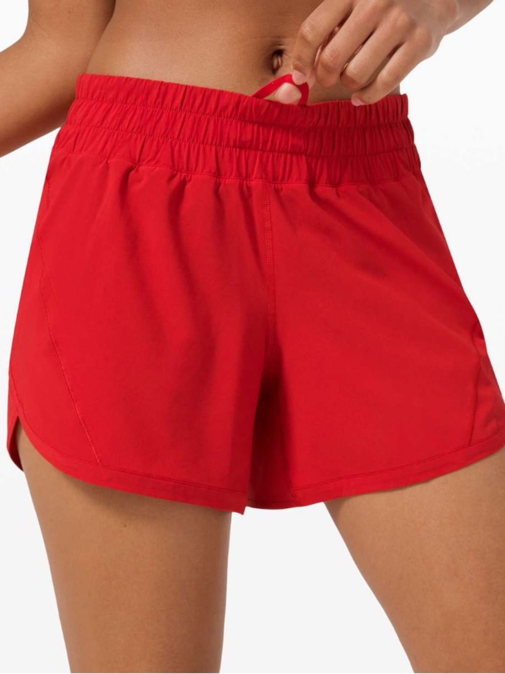 Lululemon Track That Short 5” Red Size 2